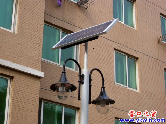 回遷居民也用上了太陽(yáng)能路燈