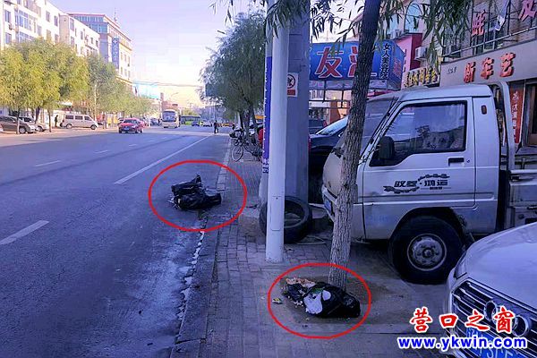 馬路丟垃圾  實在不文明