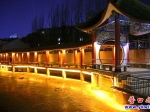 營口楞嚴寺公園  “流光溢彩”迎新春